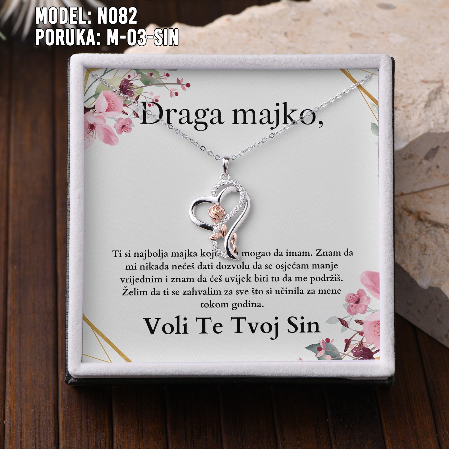 925 Srebreni Lančić – Simbol Ljubavi i Zahvalnosti za Majku 💖✨