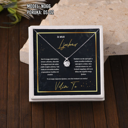 Ogrlica Moissanite – Poklon za Nju (925 srebro + certifikat)