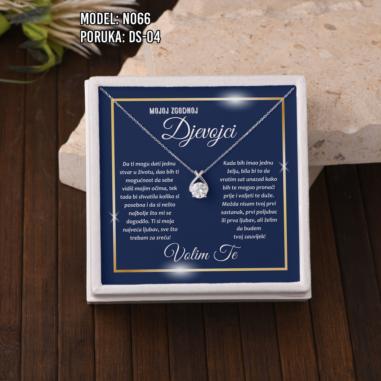 Ogrlica Moissanite – Poklon za Nju (925 srebro + certifikat)