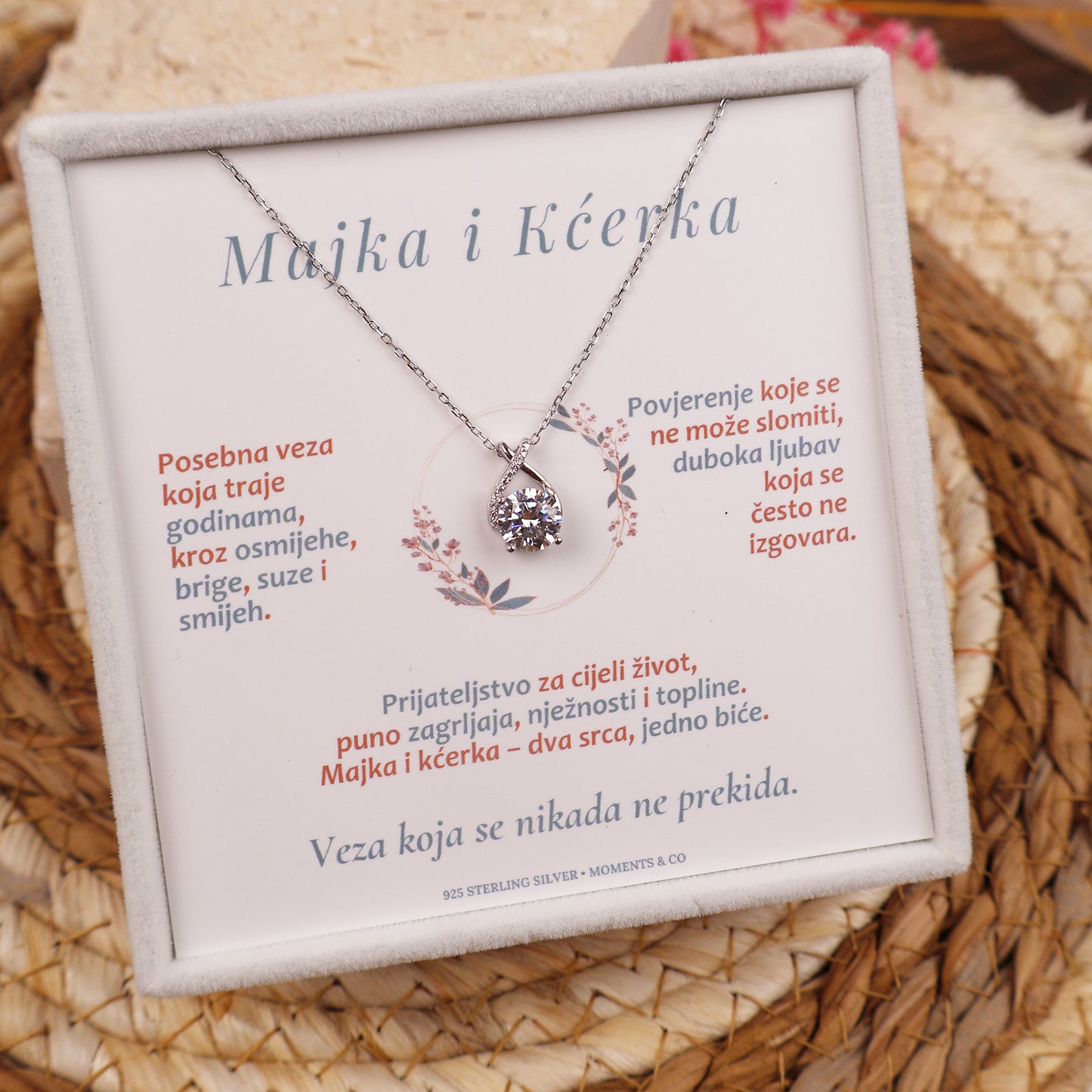 “Majka & Kćerka” – Veza koja se nikada ne prekida | 925 srebro