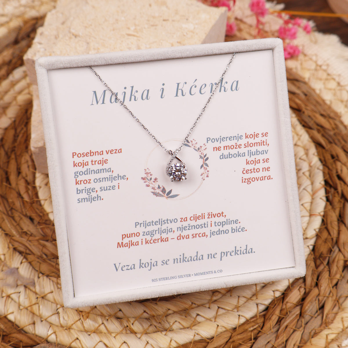 “Majka & Kćerka” – Veza koja se nikada ne prekida | 925 srebro