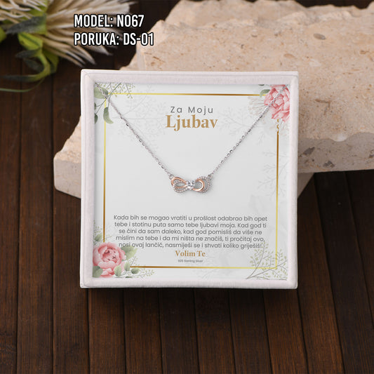 Ogrlica Beskonačnost – Poklon za Nju | 925 srebro