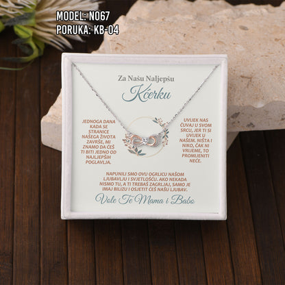 Bajramski poklon za kćerku – ogrlica od 925 srebra sa personalizovanom porukom