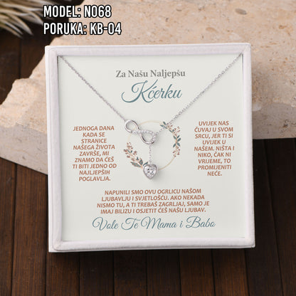 Poseban poklon za kćerku za Bajram – nježna ogrlica od 925 srebra