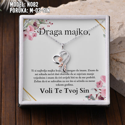 925 Srebreni Lančić – Simbol Ljubavi i Zahvalnosti za Majku 💖✨