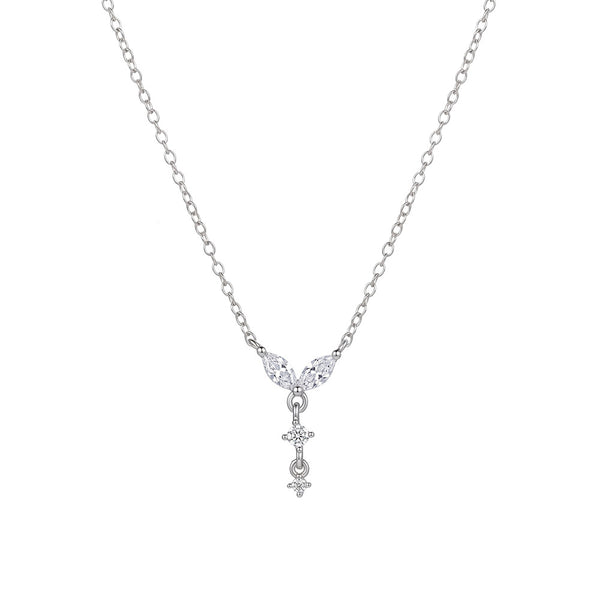 Slojevite Ogrlice — Cvijet - 925 Srebro