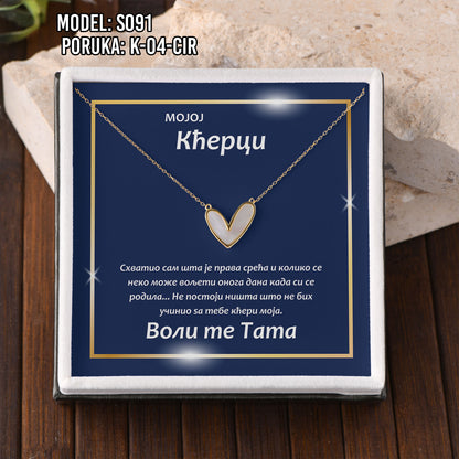 Najemotivniji Poklon za Kćerku – 925 Srebro & Posveta