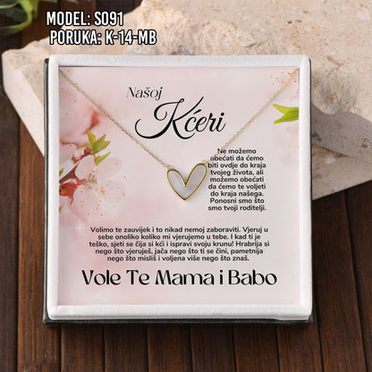 Najemotivniji Poklon za Kćerku – 925 Srebro & Posveta