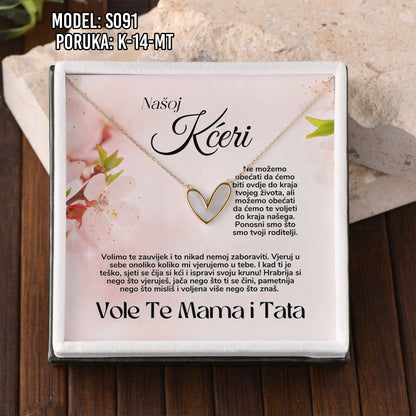 Najemotivniji Poklon za Kćerku – 925 Srebro & Posveta