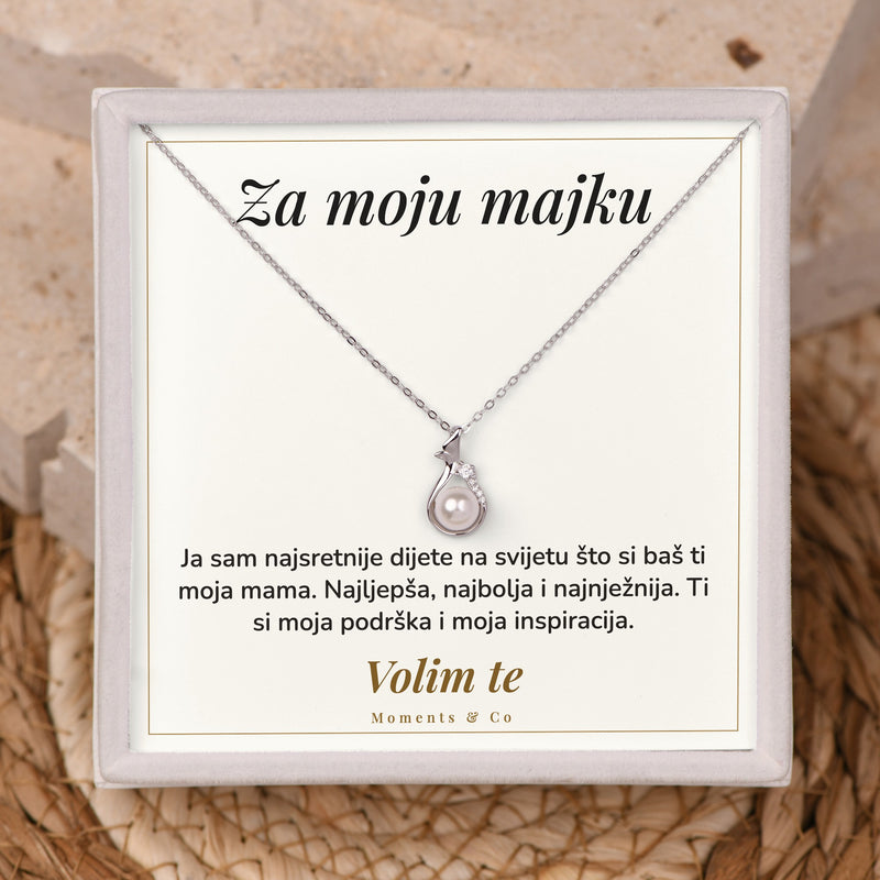 Biser u srebru u poklon kutiji